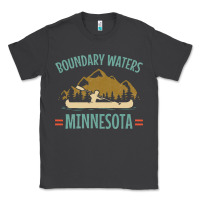 Smoke retro boundary waters canoe minnesota Classic Tee - DesignPulse