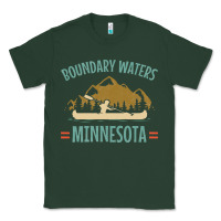 Sports Green retro boundary waters canoe minnesota Classic Tee - DesignPulse
