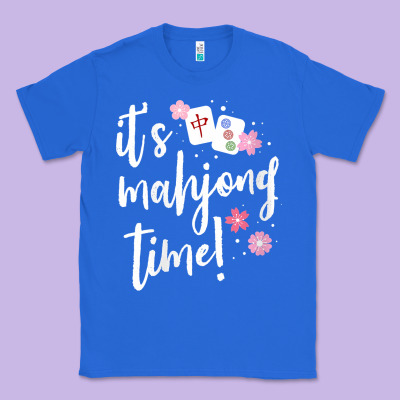 Womens Mahjong Gift For Her Mahjong Player V Neck T Shirt Classic Tee Designed By Designpulse