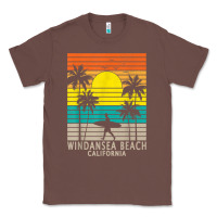 Chestnut windansea beach california ca surfer surfing surf palm tree Classic Tee - DesignPulse