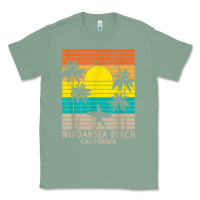 Sage windansea beach california ca surfer surfing surf palm tree Classic Tee - DesignPulse