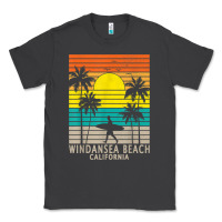 Smoke windansea beach california ca surfer surfing surf palm tree Classic Tee - DesignPulse