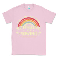 Bubblegum Pink Rowing  . Just A Girl Who Loves Sunshine And Rowing Classic Tee - DesignPulse