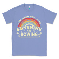 Colony Blue Rowing  . Just A Girl Who Loves Sunshine And Rowing Classic Tee - DesignPulse