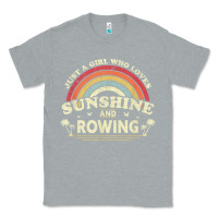 Heather Grey Rowing  . Just A Girl Who Loves Sunshine And Rowing Classic Tee - DesignPulse