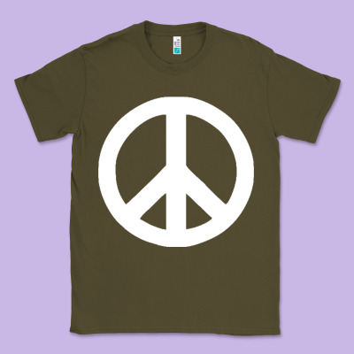 Peace Sign Classic Tee Designed By Designpulse