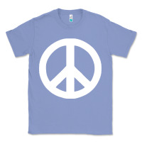 Colony Blue Peace Sign Classic Tee - DesignPulse