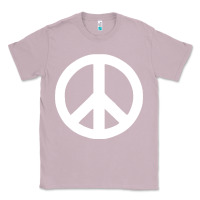 Lilac Peace Sign Classic Tee - DesignPulse