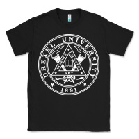 Black drexel university Classic Tee - DesignPulse