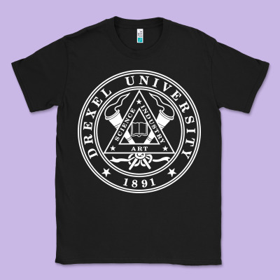 Drexel University Classic Tee Designed By Designpulse
