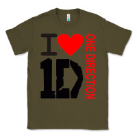 Army Green one direction Classic Tee - DesignPulse