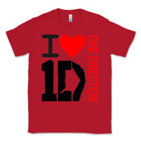 Red one direction Classic Tee - DesignPulse