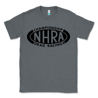 Charcoal Heather nhra oval Classic Tee - DesignPulse
