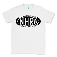 White nhra oval Classic Tee - DesignPulse