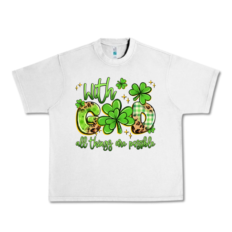 With God All Things Are Possible Urban Heavy Tee by Artiststas | Teevron