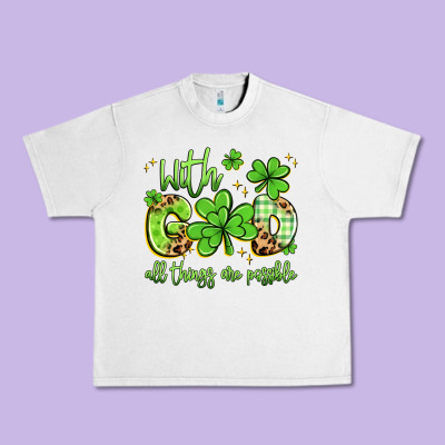 With God All Things Are Possible Urban Heavy Tee Designed By Artiststas