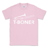 Bubblegum Pink funny trombone funny t boner funny t boner tboner Classic Tee - DesignPulse