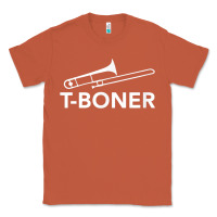 Copper funny trombone funny t boner funny t boner tboner Classic Tee - DesignPulse
