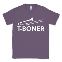 Lavender funny trombone funny t boner funny t boner tboner Classic Tee - DesignPulse