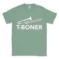 Sage funny trombone funny t boner funny t boner tboner Classic Tee - DesignPulse