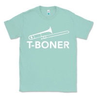 Seafoam funny trombone funny t boner funny t boner tboner Classic Tee - DesignPulse