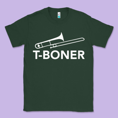 Funny Trombone Funny T Boner Funny T Boner Tboner Classic Tee Designed By Designpulse