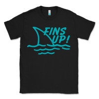 Black fins up jimmy Classic Tee - DesignPulse