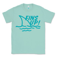 Seafoam fins up jimmy Classic Tee - DesignPulse