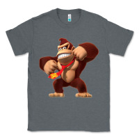 Charcoal Heather Donkey Kong 3D Poster Classic Tee - DesignPulse