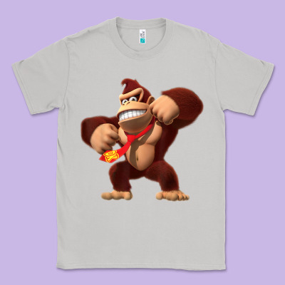 Donkey Kong 3d Poster Classic Tee Designed By Designpulse