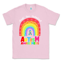 Bubblegum Pink autism awareness month t  shirt autism awareness rainbow accept unders Classic Tee - DesignPulse
