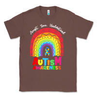 Chestnut autism awareness month t  shirt autism awareness rainbow accept unders Classic Tee - DesignPulse