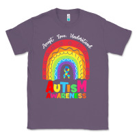 Lavender autism awareness month t  shirt autism awareness rainbow accept unders Classic Tee - DesignPulse