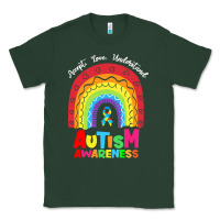 Sports Green autism awareness month t  shirt autism awareness rainbow accept unders Classic Tee - DesignPulse
