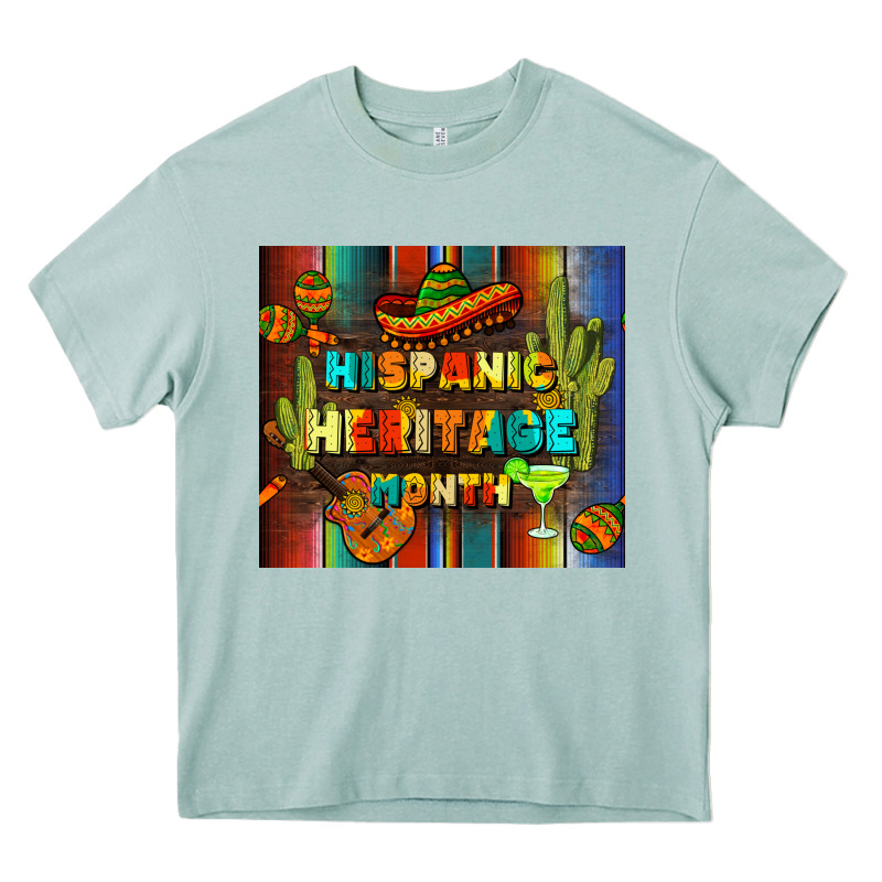 Hispanic Heritage Month Tumbler Heavy Core Tee by BundleAndBundleShop | Teevron