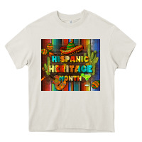 Cream hispanic heritage month tumbler Heavy Core Tee - BundleAndBundleShop