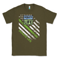 Army Green donate life Classic Tee - DesignPulse