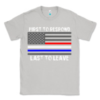 Moon Dust police fire ems first responder american flag firefighter t shirt Classic Tee - DesignPulse