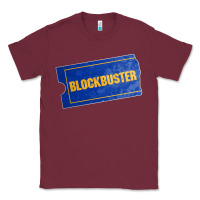 Burgundy blockbuster Classic Tee - DesignPulse