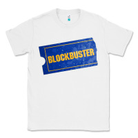 White blockbuster Classic Tee - DesignPulse