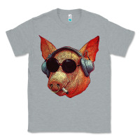 Heather Grey Blodwyn pig Classic Tee - DesignPulse