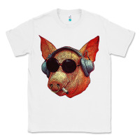 White Blodwyn pig Classic Tee - DesignPulse