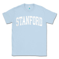 Dusty Blue stanford california ca vintage athletic sports design t shirt Classic Tee - DesignPulse