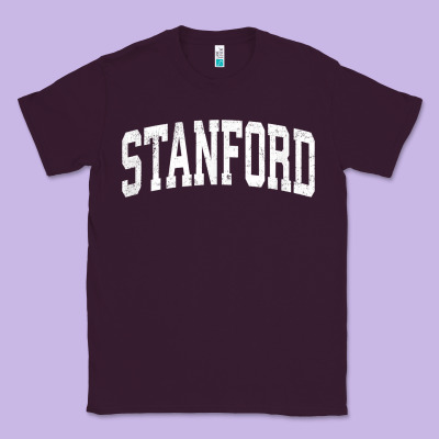 Stanford California Ca Vintage Athletic Sports Design T Shirt Classic Tee Designed By Designpulse