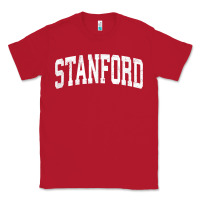 Red stanford california ca vintage athletic sports design t shirt Classic Tee - DesignPulse