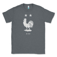 Charcoal Heather FFF Two Stars Classic Tee - DesignPulse