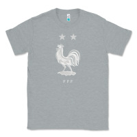 Heather Grey FFF Two Stars Classic Tee - DesignPulse