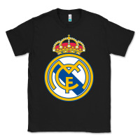 Black real,madrid Classic Tee - DesignPulse