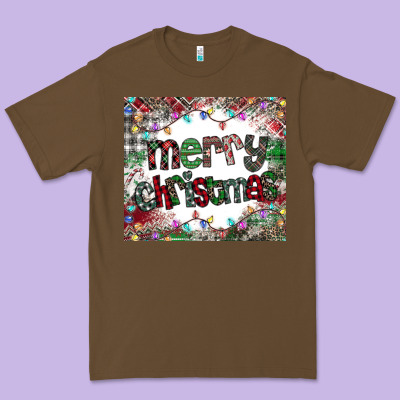 Merry Christmas Premium Tee Designed By Cowhidedigitalart
