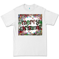 White merry Christmas Premium Tee - CowhideDigitalArt